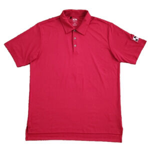 Adidas Golf Climalite Red Hardin Golf Course Polo Shirt
